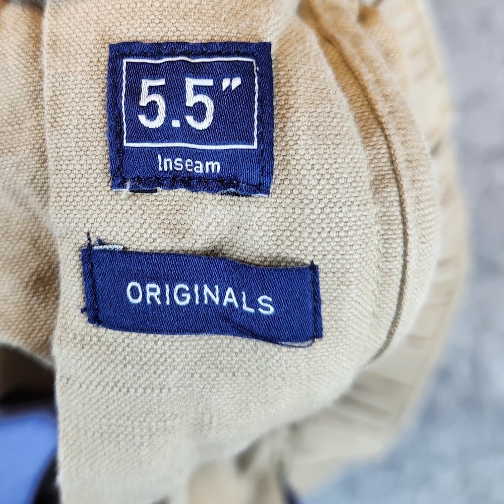 Chubbies Originals Shorts Men XL Tan Linen Khaki 5.5 Inch Inseam Casual Summer - Picture 5 of 8